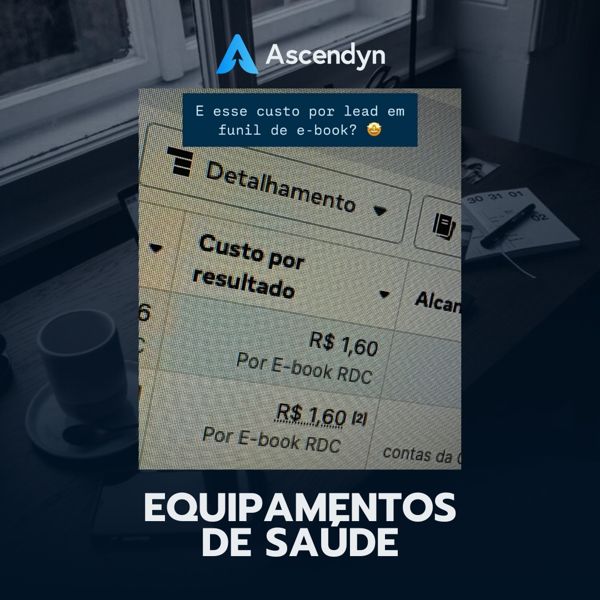 Depoimento de cliente no WhatsApp, equipamentos de saúde
